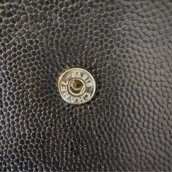 Chanel Sevruga Brilliant CC Black Leather Trifold Wallet - Picture 10 of 16